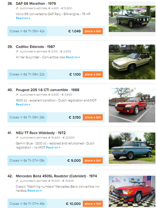 Illustration for article titled The '88 205 CTI is being auctioned...